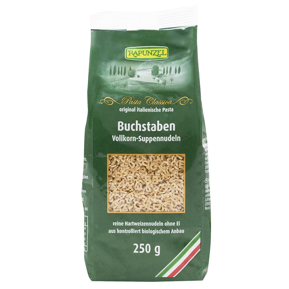 Bio Fidea Litere (Alphabet) Integrala Vegan Rapunzel 250 g