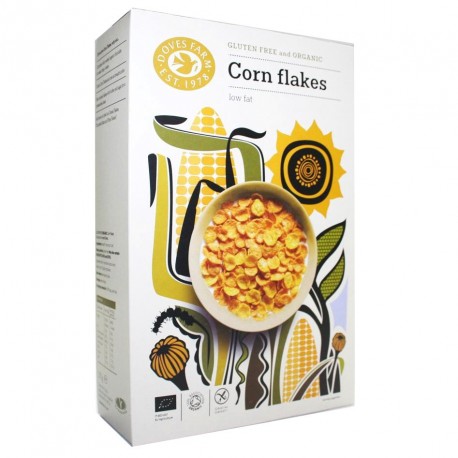 Bio Fulgi de Porumb Fara Gluten Doves Farm 375 g