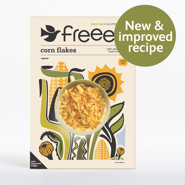 Bio Fulgi de Porumb Fara Gluten Doves Farm 375 g