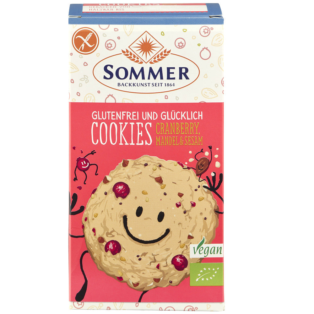 Bio Fursecuri cu Migdale si Merisoare Fara Gluten Sommer 125 g