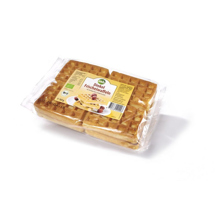 Bio Gaufre Proaspete din Spelta Fara Ulei de Palmier Albio 165 g