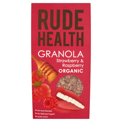 Bio Granola Capsuni &amp; Zmeura Rude Health 325 g