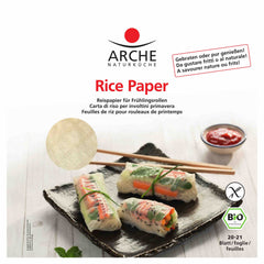 Hartie de Orez Bio pentru Rulouri Fara Gluten Arche 150 g
