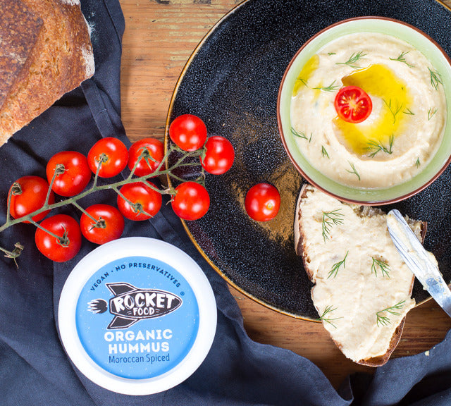 Bio Hummus Marocan Fara Gluten Rocket Food 180 g