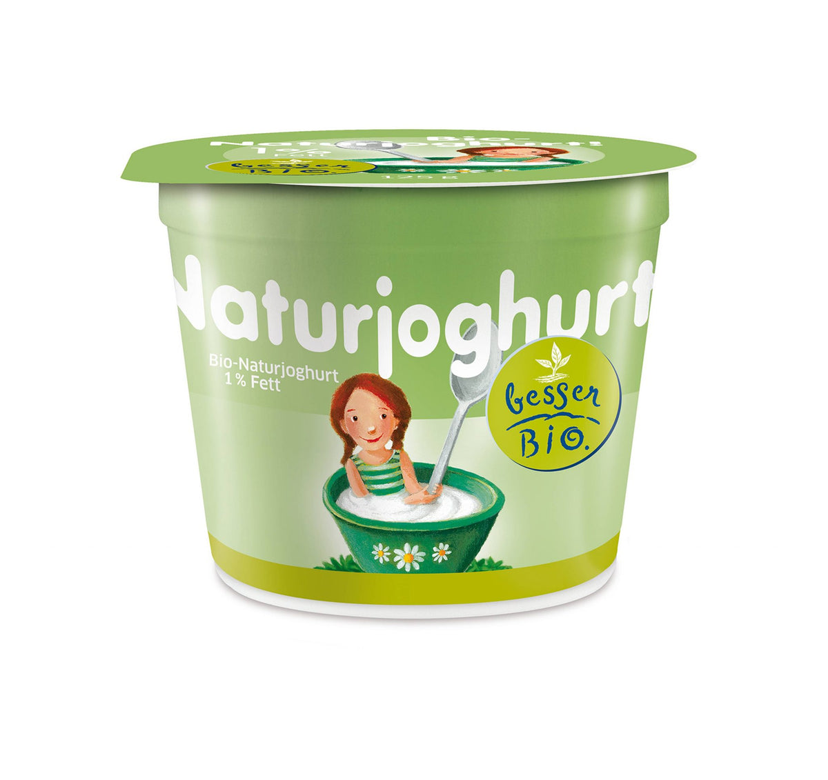 Bio Iaurt Natur 1 % Besser Bio 125 g