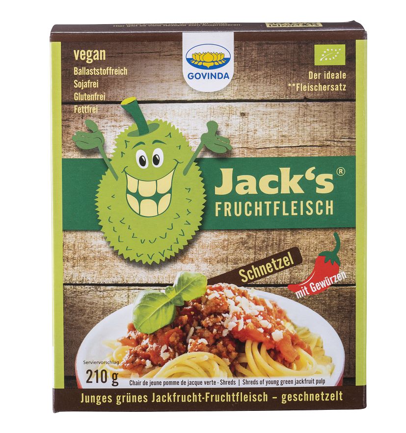 Bio Jackfruit cu Verdeturi Vegan Govinda 210 g