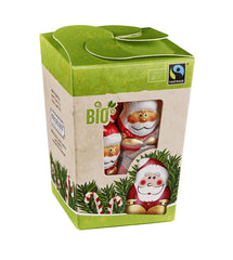 Bio Mini Mos Craciun din Ciocolata cu Lapte Riegelein Confiserie 125 g