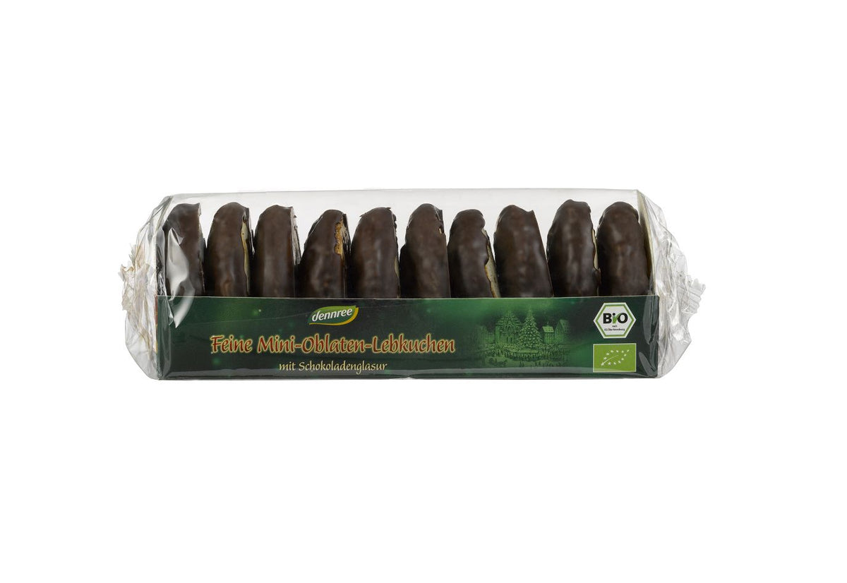 Mini Turta Dulce Bio cu Ciocolata Neagra Dennree 140 g