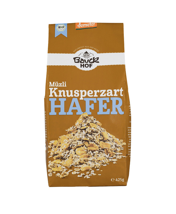 Bio Musli cu Ovaz Crocant Knusperzart Bauck Hof 425 g