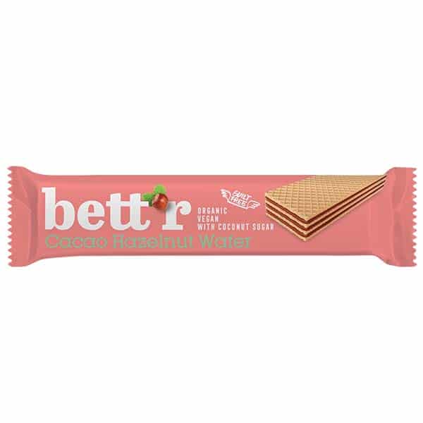 Napolitana cu Cacao si Alune Bio Vegana Bettr 30 g
