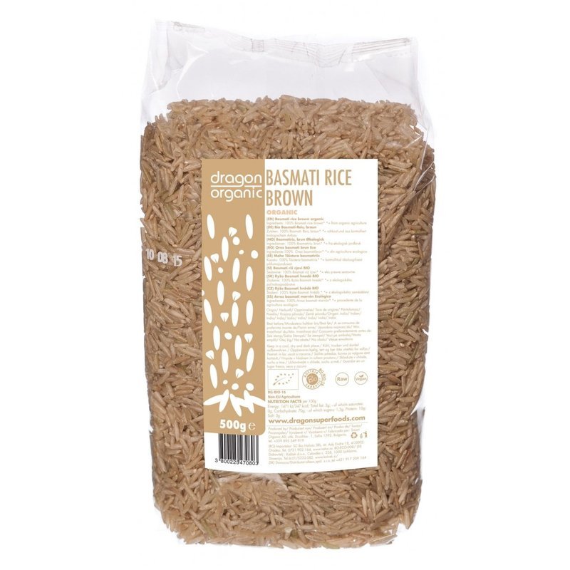 Bio Orez Basmati Brun Dragon Superfoods 500 g