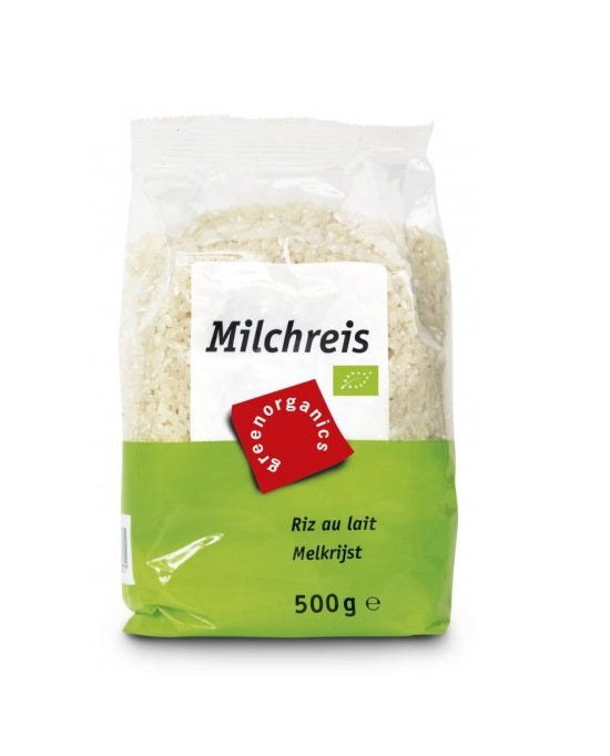 Bio Orez pentru Orez cu Lapte Green Organics 500 g