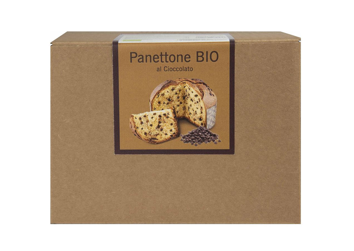 Bio Panettone cu Ciocolata Fraccaro 500 g