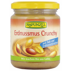 Bio Pasta de Arahide Crocanta cu Sare Rapunzel 250 g