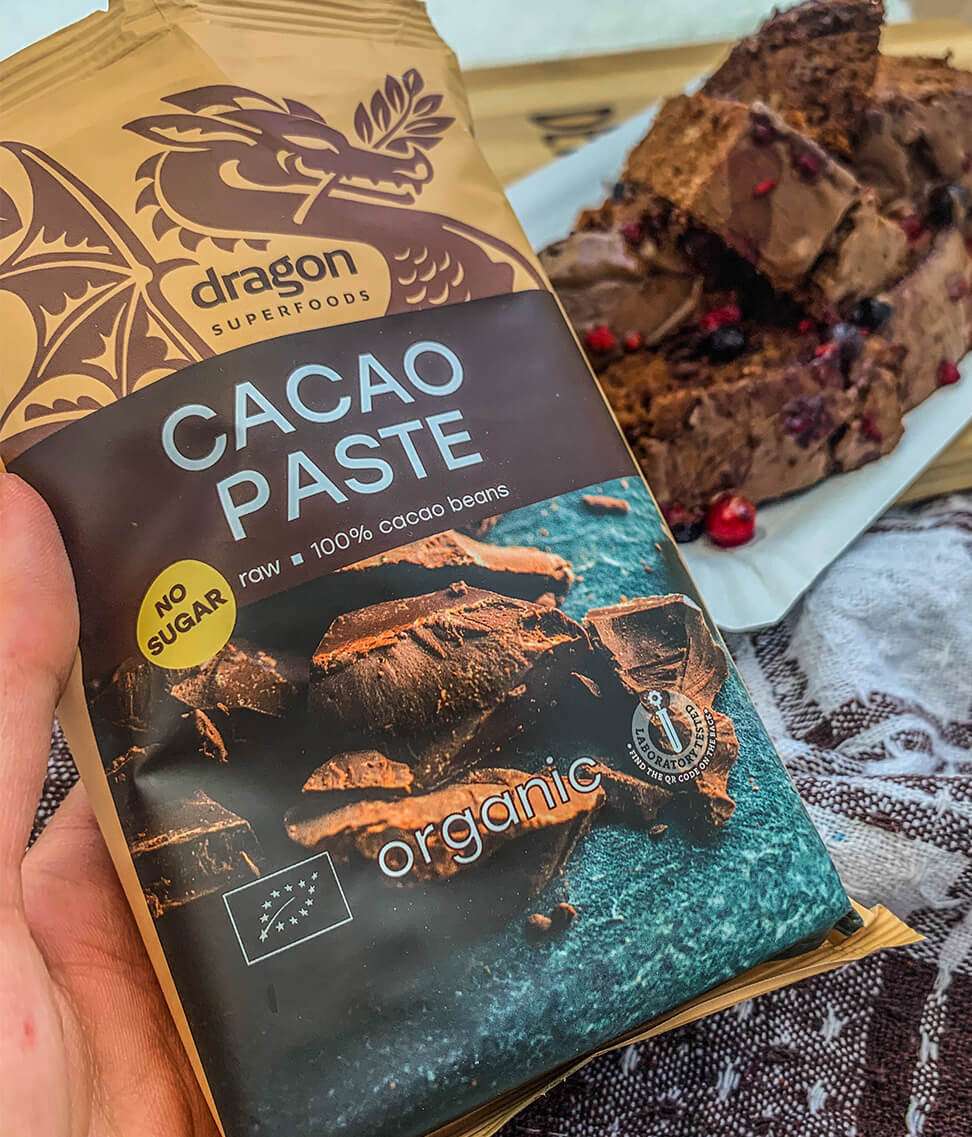 Bio Pasta de Cacao Dragon Superfoods 180 g