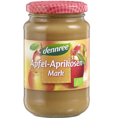 Piure de Mere si Caise Bio Dennree 360 g