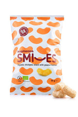 Bio Pufuleti Smiles cu Unt de Arahide Vegan Harmonica 50 g