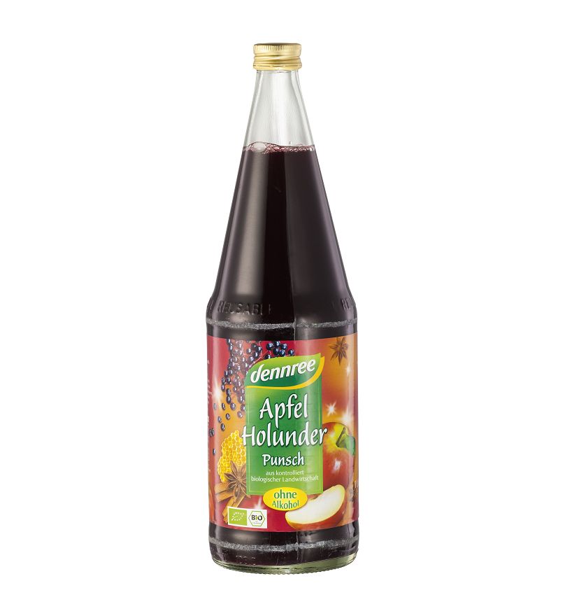 Bio Punch din Mar si Soc Fara Alcool Dennree 1 l