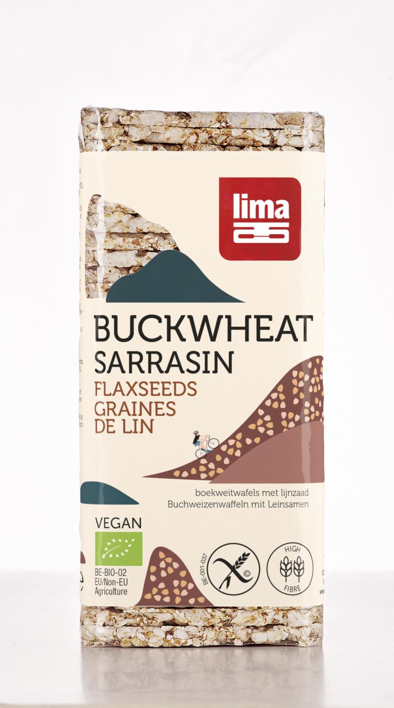 Bio Rondele din Hrisca cu Seminte de In Fara Gluten Lima 130 g
