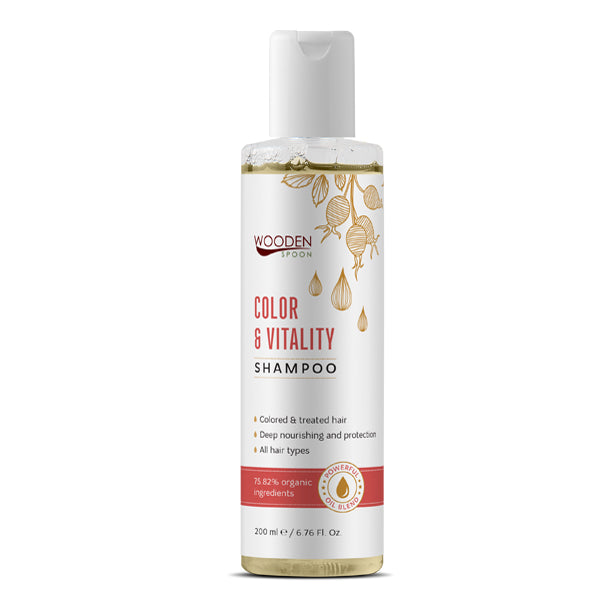 Bio Sampon pentru Par Color & Vitality Wooden Spoon 200 ml