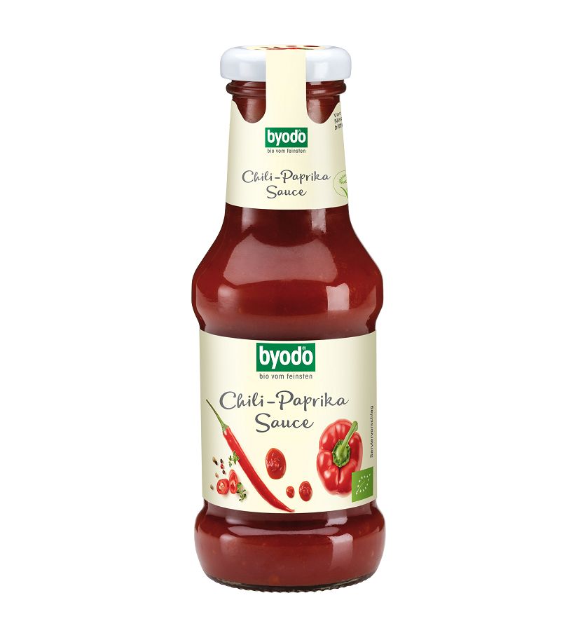 Bio Sos Chili-Paprika Byodo 250 ml