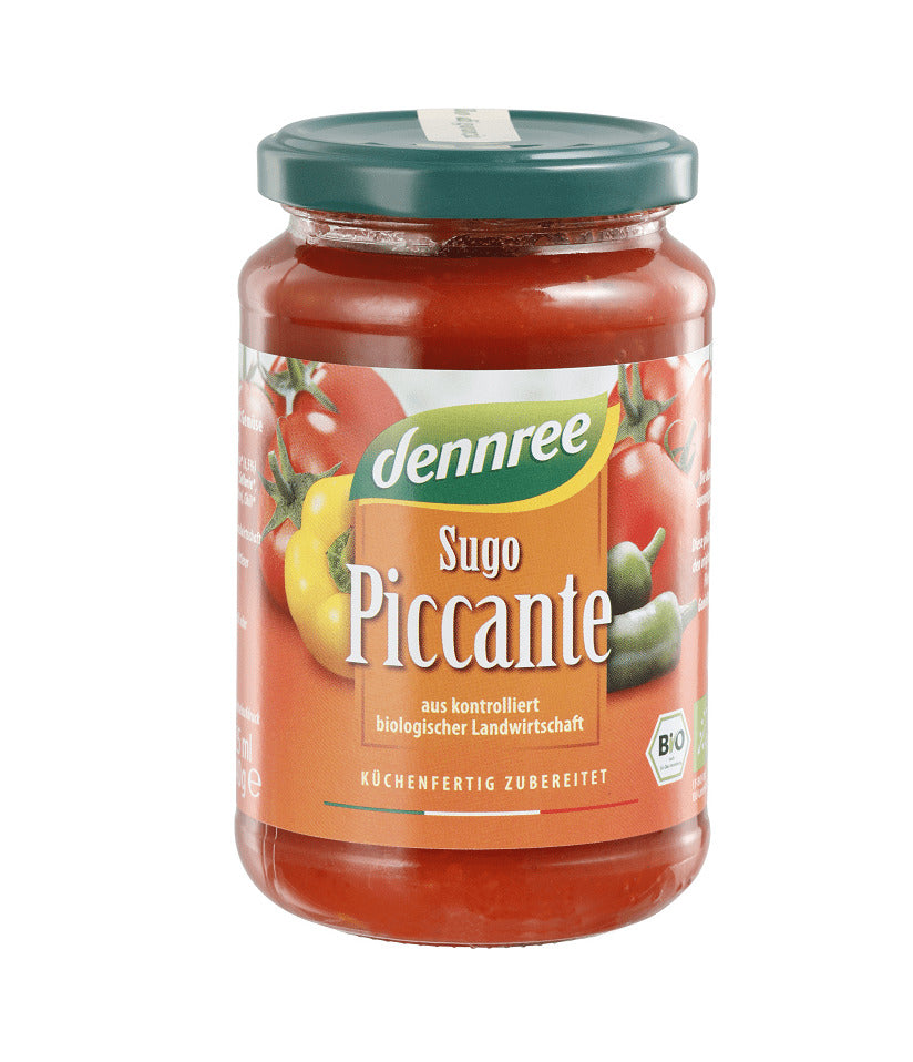 Bio Sos de Rosii Sugo Piccante Dennree 340 g