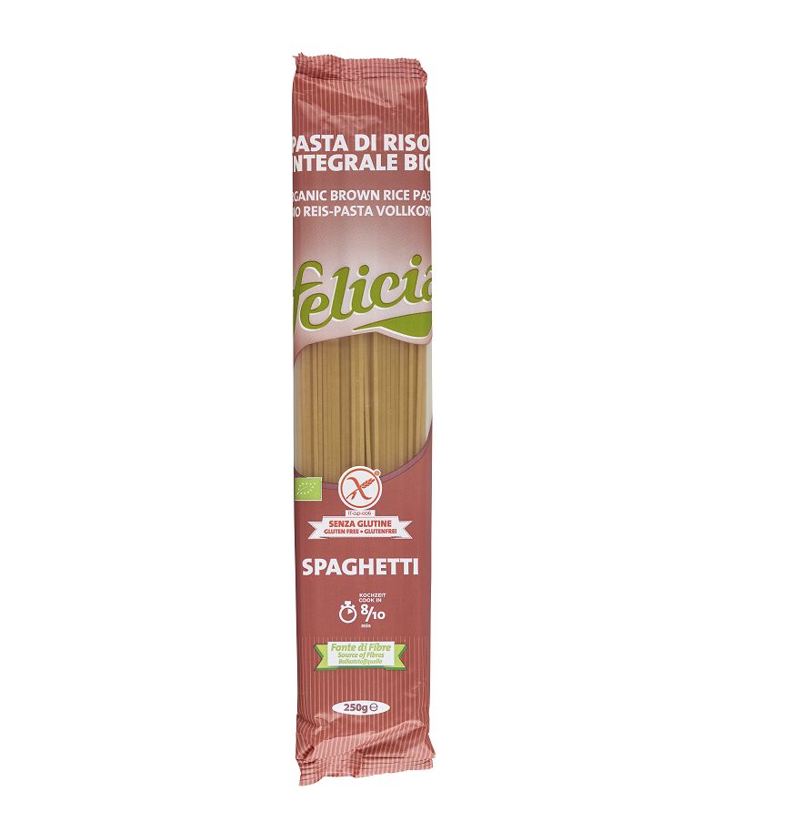 Bio Spaghete din Orez Integral Fara Gluten Felicia 250 g
