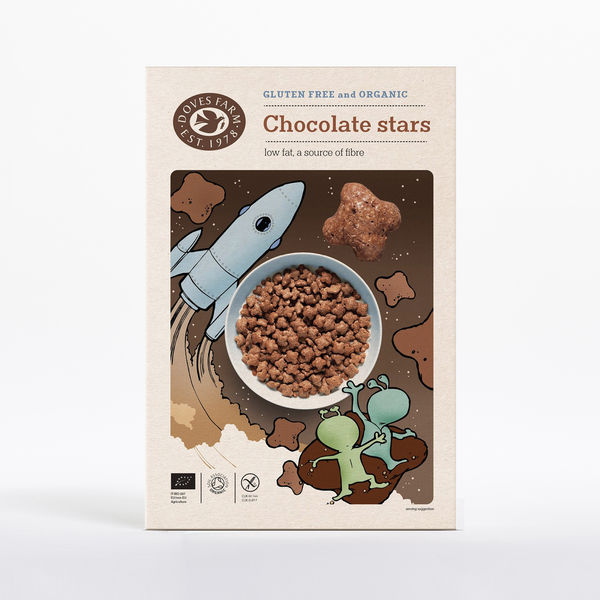 Bio Stelute de Ciocolata Fara Gluten Doves Farm 300 g