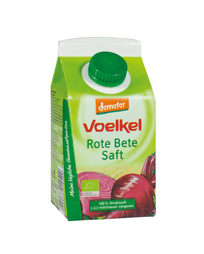 Bio Suc de Sfecla Rosie Lactofermentat Voelkel 500 ml