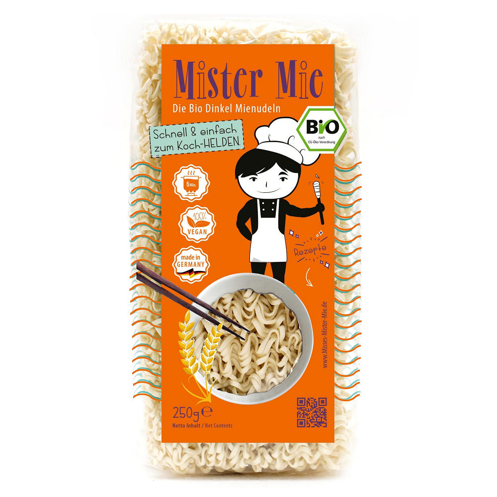 Taietei Noodles Bio din Spelta Misses &amp; Mister Mie 250 g