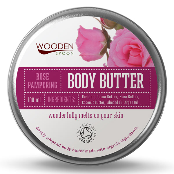 Bio Unt Pentru Corp Rose Pampering Wooden Spoon 100 ml