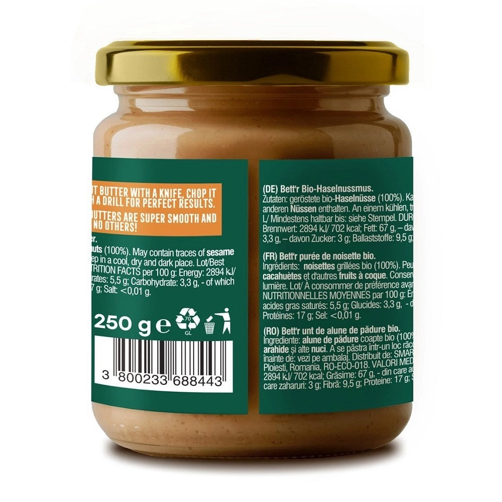 Bio Unt de Alune Cremos Bettr 250 g