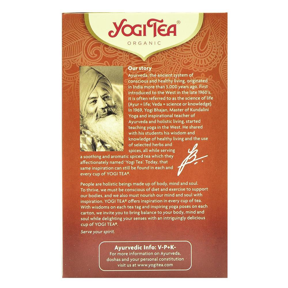 Bio Yogi Tea Ginger Ceai aurvedic cu Ghimbir si Piper Negru 30,6 g