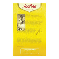 Bio Yogi Tea Ginger Lemon Ceai ayurvedic cu Ghimbir,Coaja de Lamaie si Menta 30,6 g