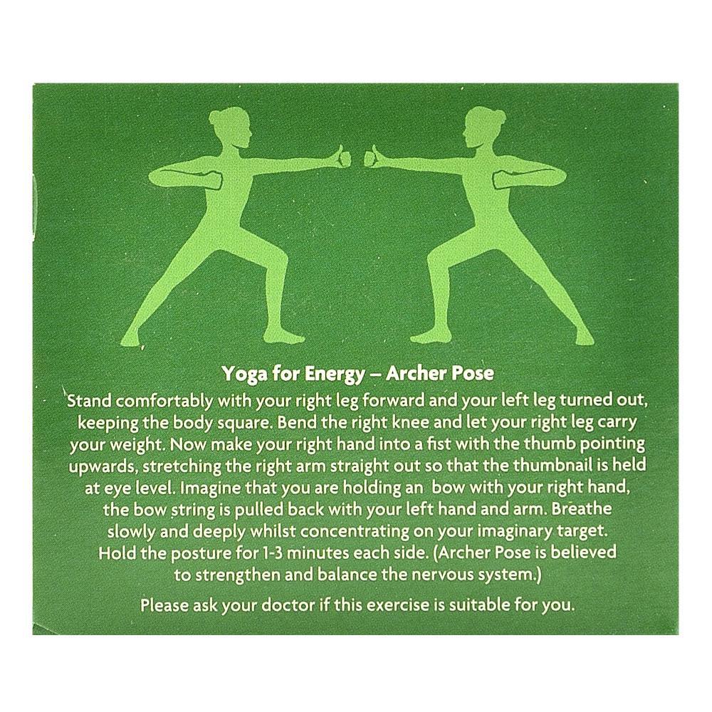 Bio Yogi Tea Green Energy Ceai ayurvedic Energizant cu Ceai Verde,Guarana,Ghimbir si Soc 30,6 g