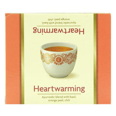 Bio Yogi Tea Heartwarming Ceai ayurvedic Bucuria Vietii cu Busuioc,Coaja de Portocala si Chili 30,6 g