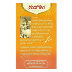 Ceai Ayurvedic cu Lemn Dulce, Coaja de Portocala si Cardamom Bio Yogi Tea 30,6 g