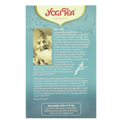 Bio Ceai Ayurvedic cu Lemn Dulce, Menta si Cardamom Yogi Tea 30,6 g