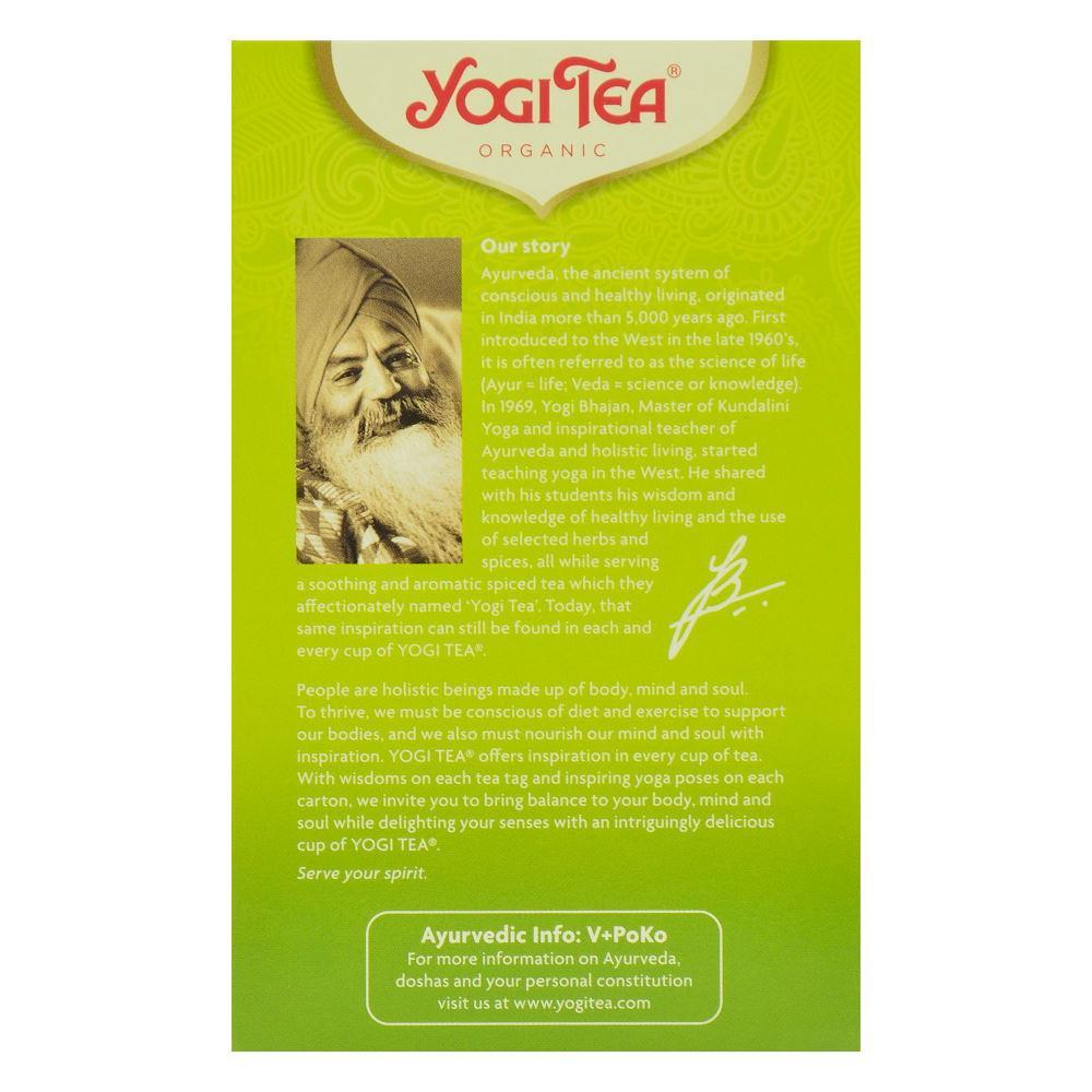Ceai Verde cu Matcha, Lemongrass si Lime Bio Matcha Lemon Yogi Tea 30,6 g