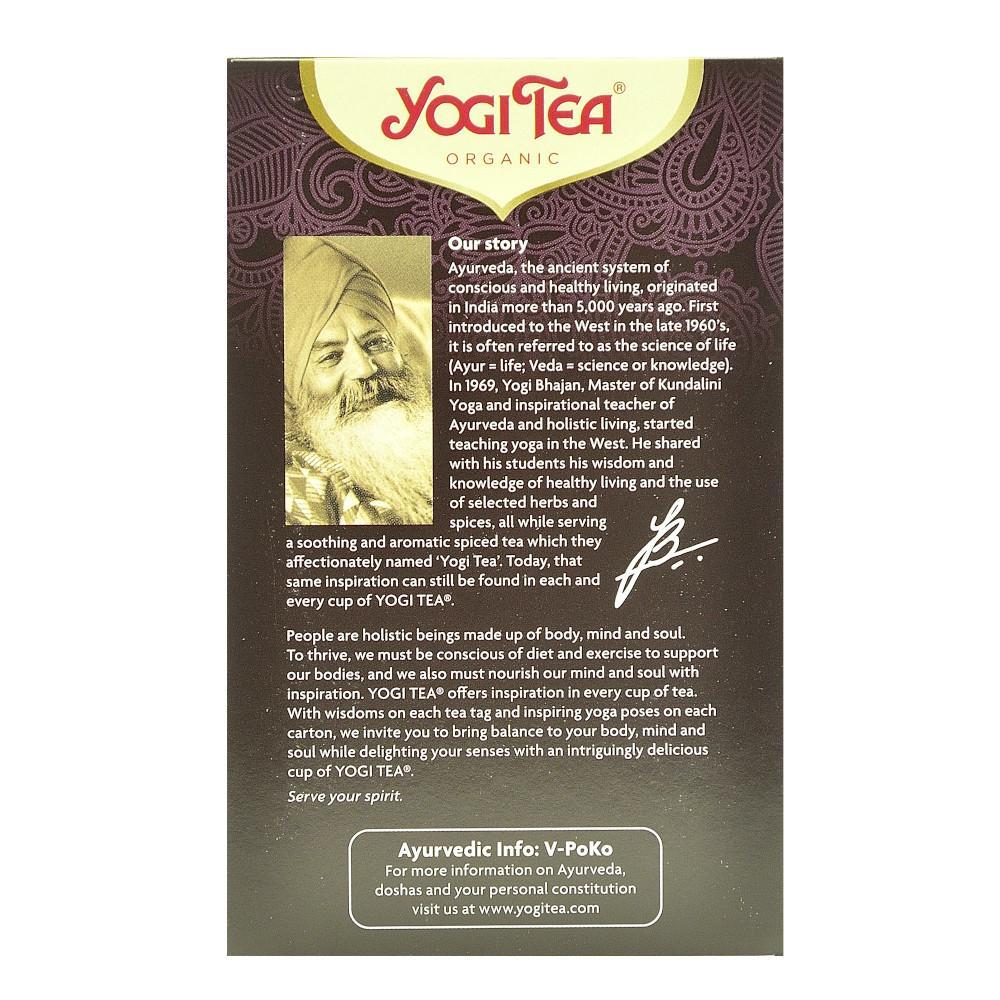 Bio Yogi Tea Sweet Chai Ceai ayurvedic cu Aanason,Fenicul si Lemn Dulce 30,6 g