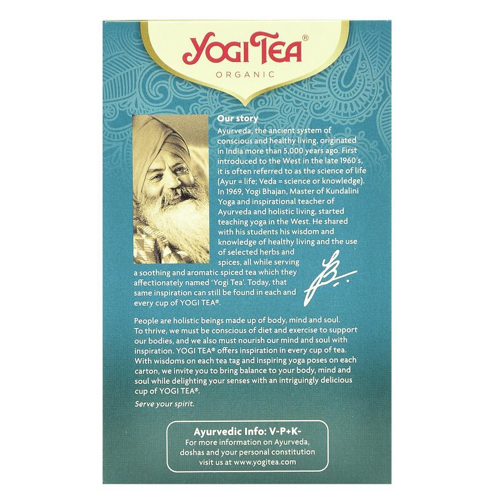Ceai ayurvedic cu Ardei Iute, Cacao si Lemn Dulce Bio Yogi Tea 30,6 g