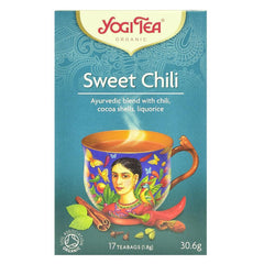 Ceai ayurvedic cu Ardei Iute, Cacao si Lemn Dulce Bio Yogi Tea 30,6 g
