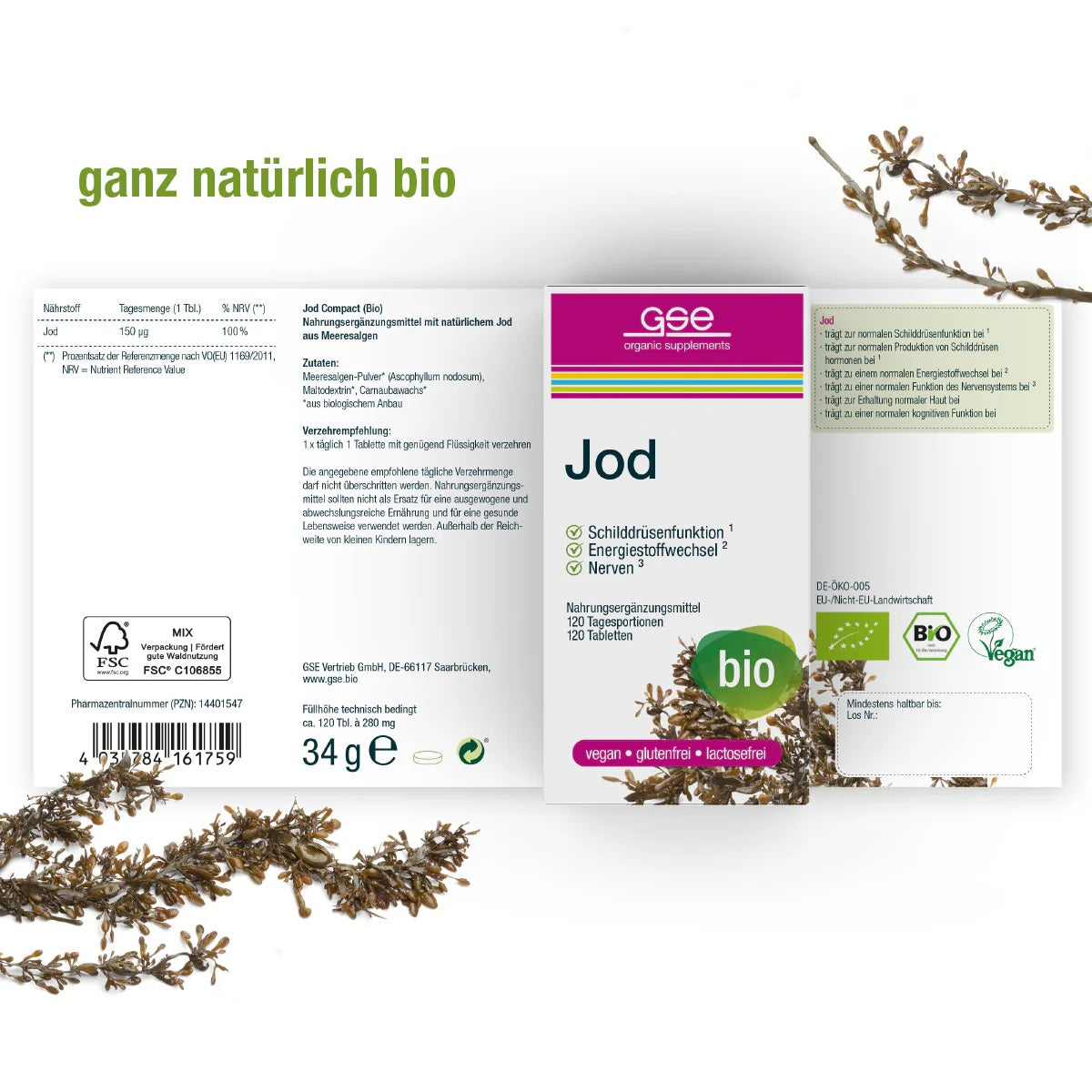 Bio Iod Compact GSE 120 Capsule 280 mg