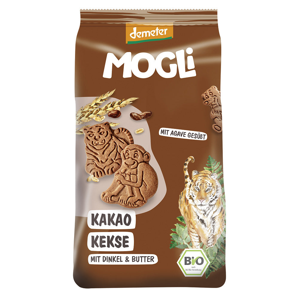 Biscuiti Bio din Spelta cu Unt si Cacao Mogli 125 g