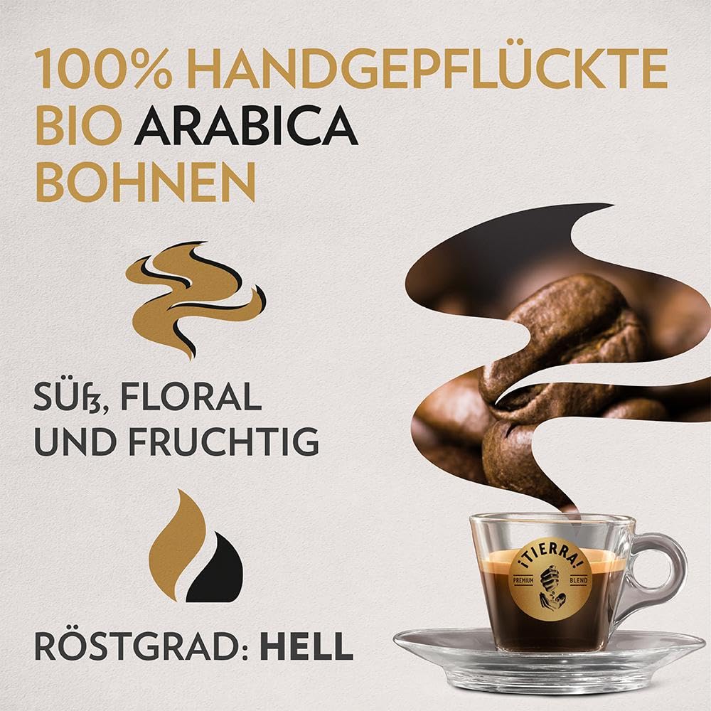 Cafea Bio Boabe Tierra Organic For Planet Lavazza 1 Kg