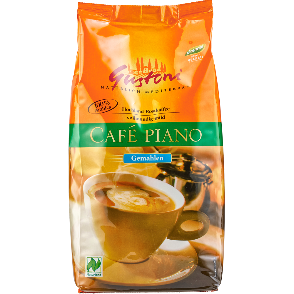 Cafea Bio Macinata Cafe Piano Gustoni 500 g