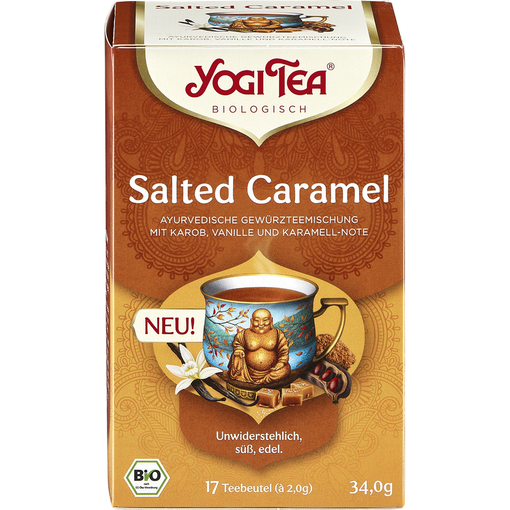 Ceai Bio Yogi Tea Salted Caramel 17 Plicuri 34 g