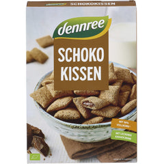 Cereale Pernute Umplute cu Ciocolata Bio Dennree 375 g