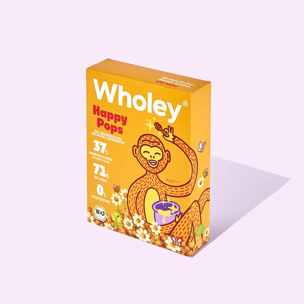 Cereale Bio din Porumb si Ovaz Bilute Happy Pops Wholey 275 g