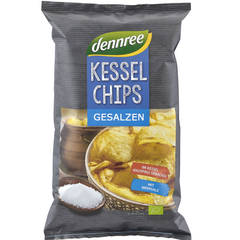 Chips-uri Bio Kessel cu Sare Dennree 125 g